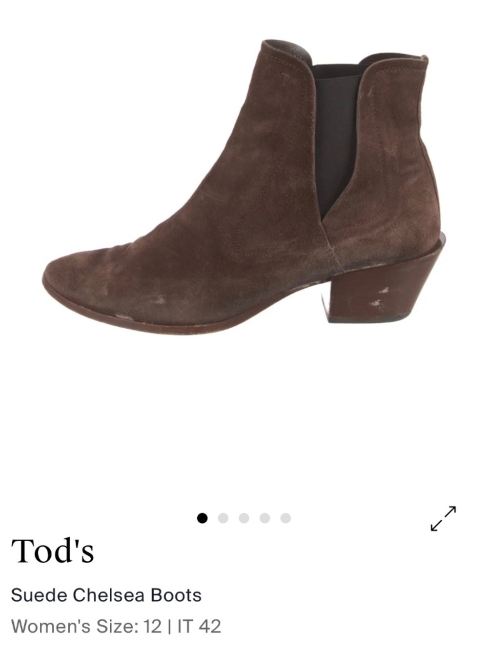Tod's Suede Ankle Chelsea Boots